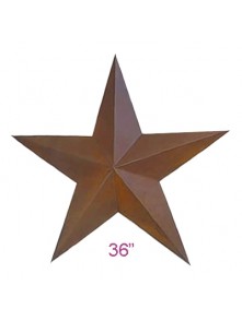 Dress form Rustic Barn Star (36", 101-36) x 6 pcs