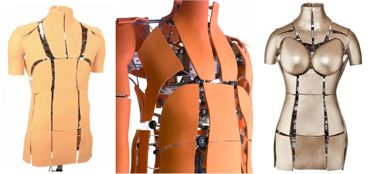 Robot Adjustable Dress Form, Fitting Dress Form, Fitting Mannequin