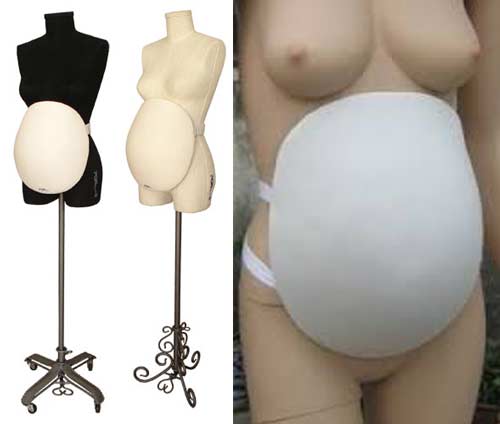 use maternity form to fit your mannequin