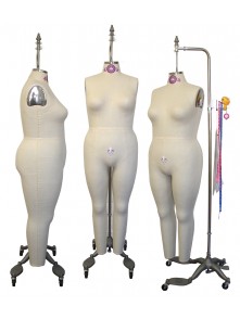 Industry Grade Large Women Plus Size Full Body Dress Form (612L)