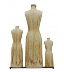 dress form Antique Miniature Scale Dress Form (Artistic Design, 615AT, 3 pcs/set )