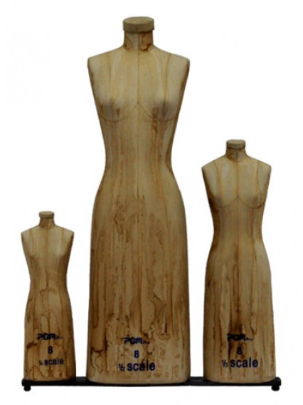 dress form Antique Miniature Scale Dress Form (Artistic Design, 615AT, 3 pcs/set )