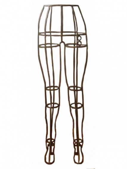 dress form Wrought Iron Pants Forms  (Raw-Steel Color, 901F)