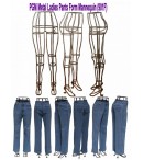 dress form Wrought Iron Pants Forms  (Raw-Steel Color, 901F)