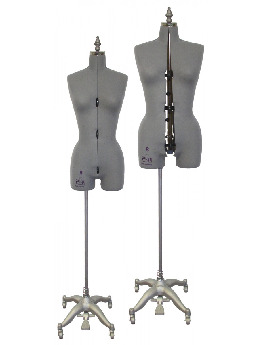 Adjustable Sewing Dress Forms (ADF601, Grey)