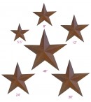 dress form Rustic Barn Star (6pcs/set x 3 sets, 101-A)