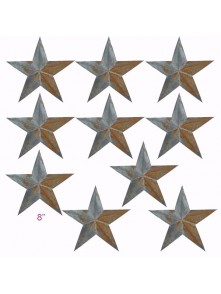 Irregular Rustic Barn Star (8", 102-F) x 10 pcs