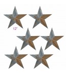 dress form Irregular Rustic Barn Star (12", 102-G) x 6 pcs