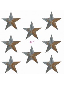 Irregular Rustic Barn Star  (48")
