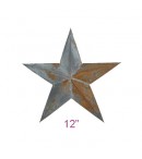 dress form Irregular Rustic Barn Star (12", 102-12)