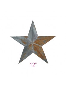 Dress form Irregular Rustic Barn Star (12", 102-12)