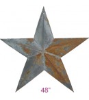 dress form Irregular Rustic Barn Star (48", 102-48) x 6pcs