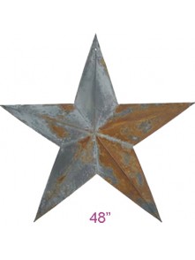 Irregular Rustic Barn Star (48", 102-48) x 6pcs