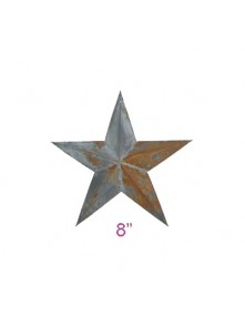 Dress form Irregular Rustic Barn Star (8", 102-8)