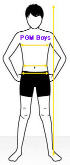 How to measure PGM Boys Dress Forms